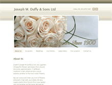 Tablet Screenshot of josephmduffyandsons.com